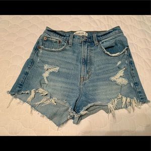 Abercrombie High Rise Mom Shorts